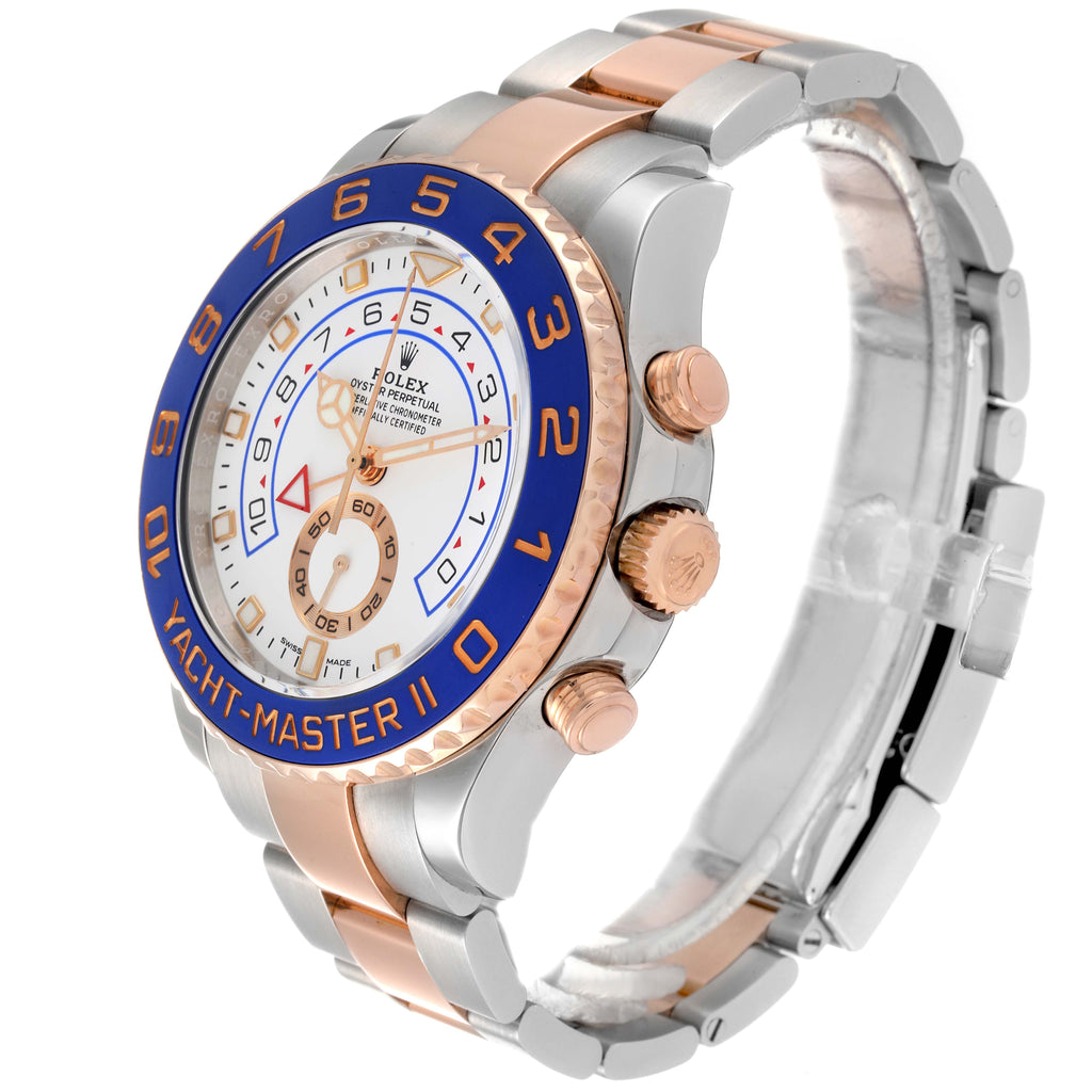Rolex Yachtmaster II Rose Gold Steel Mens Watch 116681