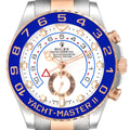 Rolex Yachtmaster II Rose Gold Steel Mens Watch 116681
