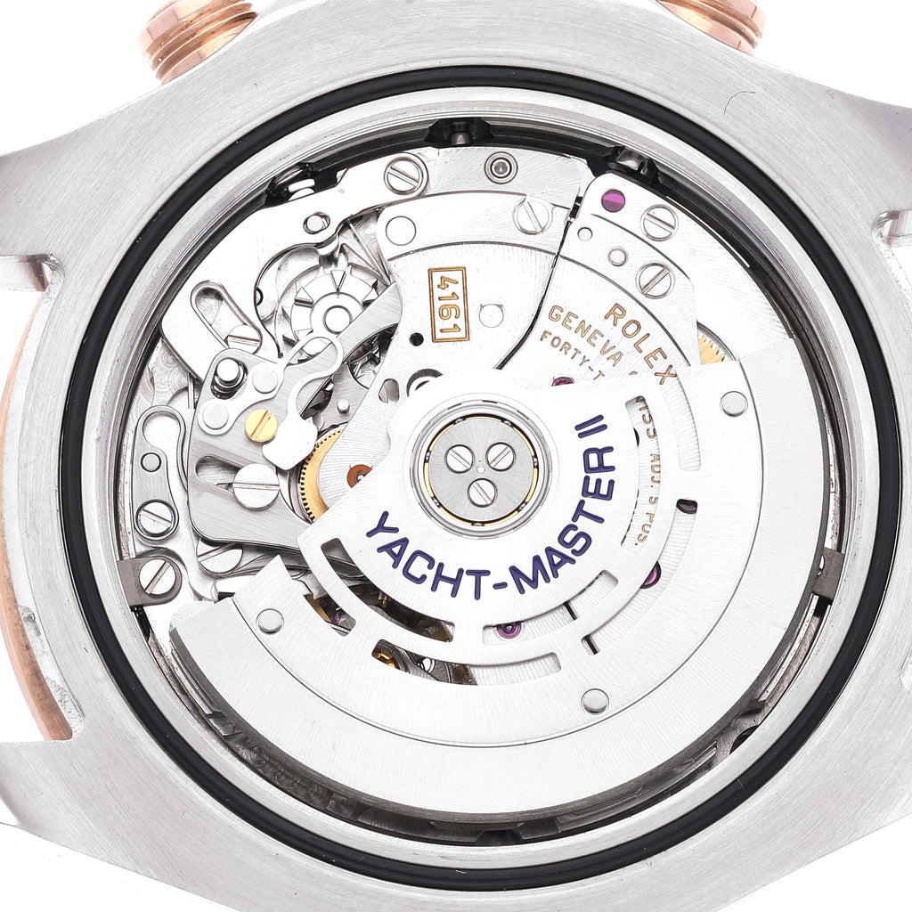 Rolex Yachtmaster II Rose Gold Steel Mens Watch 116681