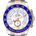 Rolex Yachtmaster II Rolesor EveRose Gold Steel Mens Watch 116681 Unworn