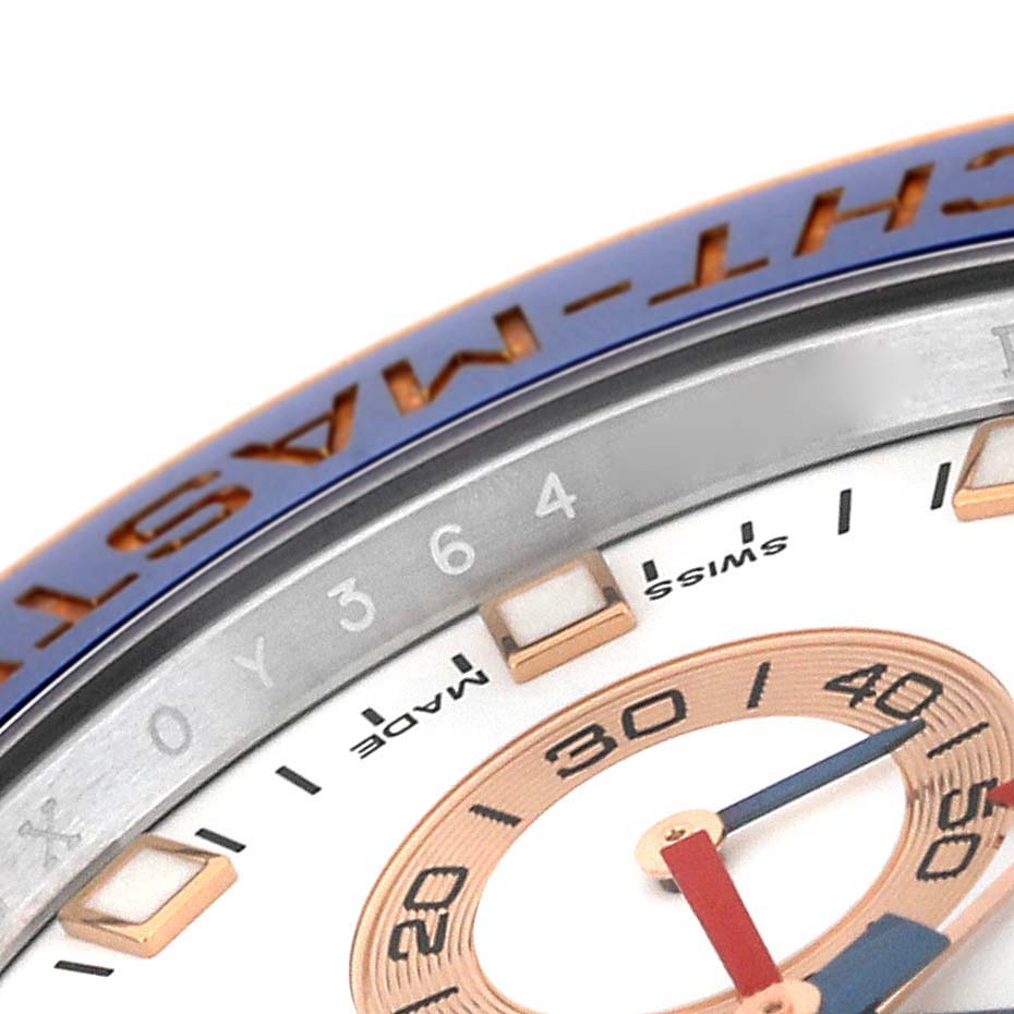Rolex Yachtmaster II Steel Rose Gold Mens Watch 116681 Unworn