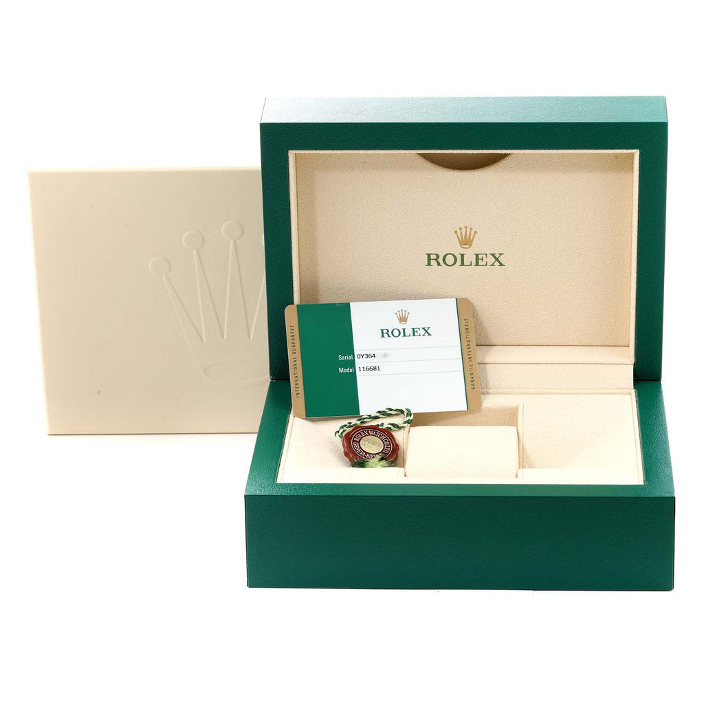 Rolex Yachtmaster II Steel Rose Gold Mens Watch 116681 Unworn
