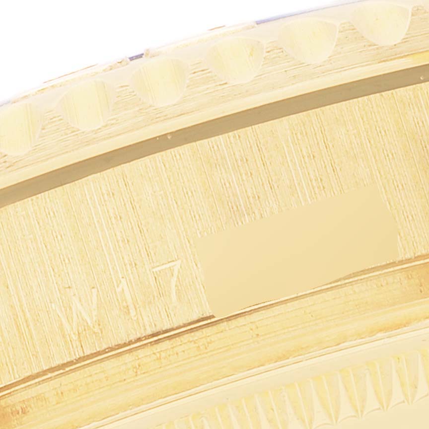 Rolex Yachtmaster Midsize 18K Yellow Gold Blue Dial Unisex Watch 68628
