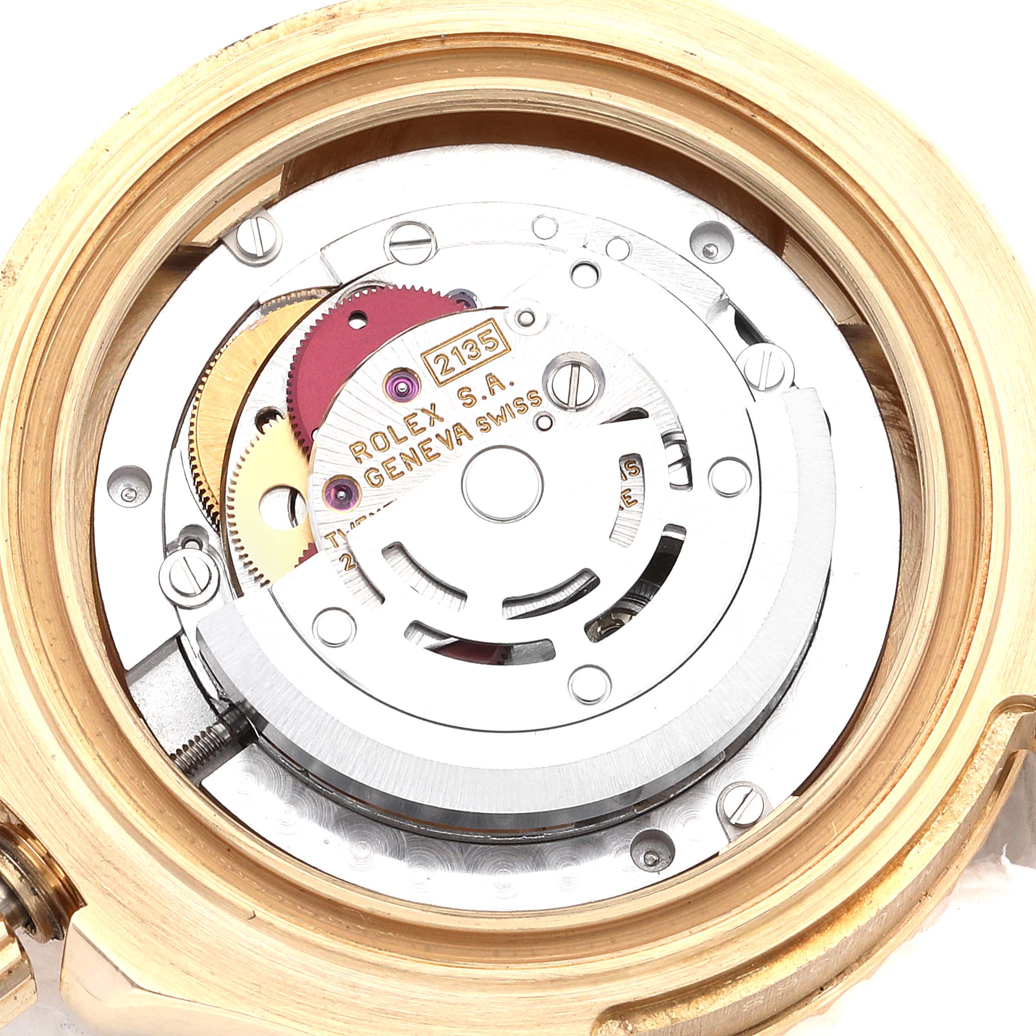 Rolex Yachtmaster Midsize 18K Yellow Gold MOP Diamond Dial Unisex Watch 68628