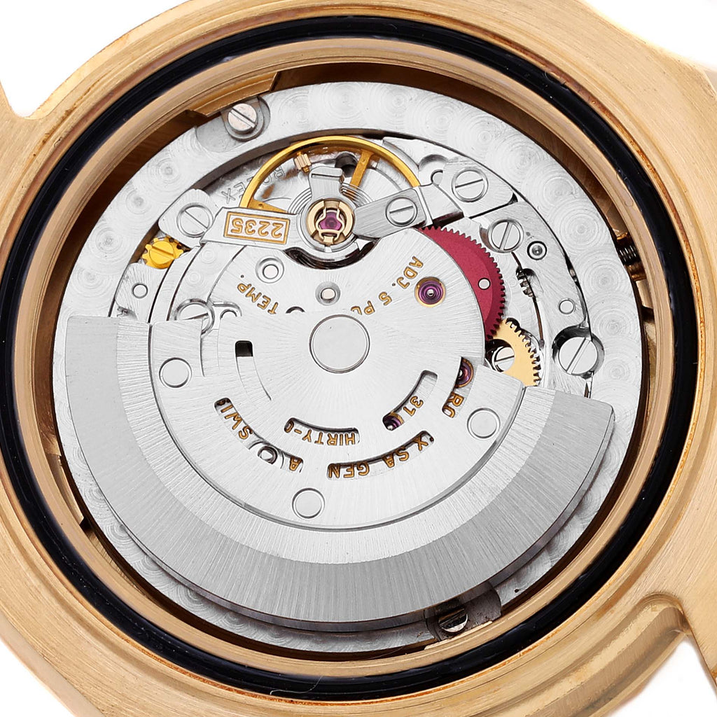 Rolex Yachtmaster Midsize 18K Yellow Gold White Dial Unisex Watch 168628