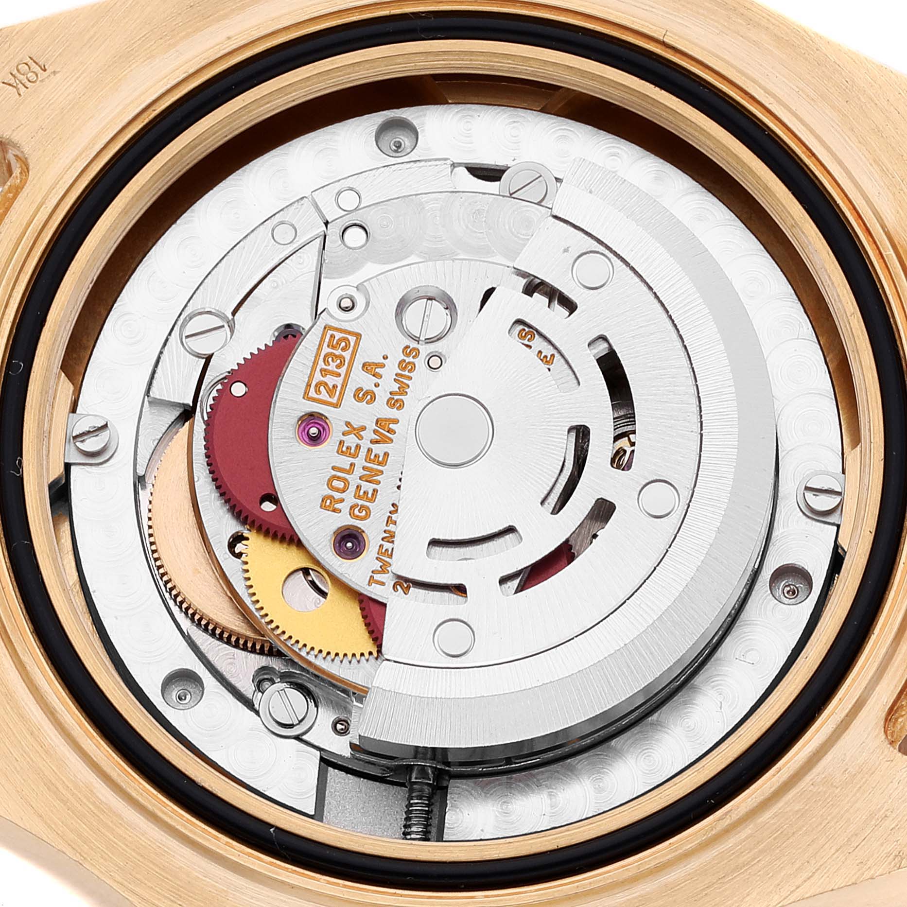 Rolex Yachtmaster Midsize 18K Yellow Gold White Dial Unisex Watch 68628