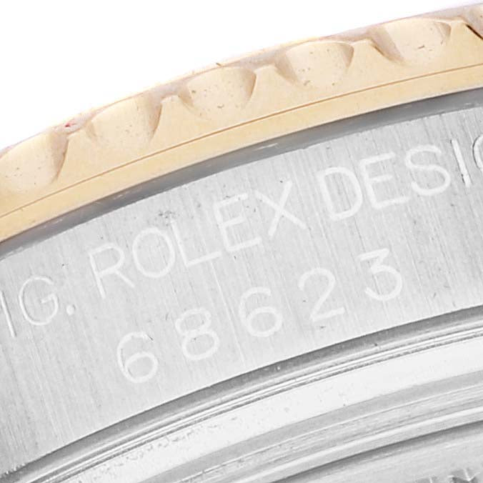 Rolex Yachtmaster Midsize Steel Yellow Gold Mens Watch 68623 Box Papers