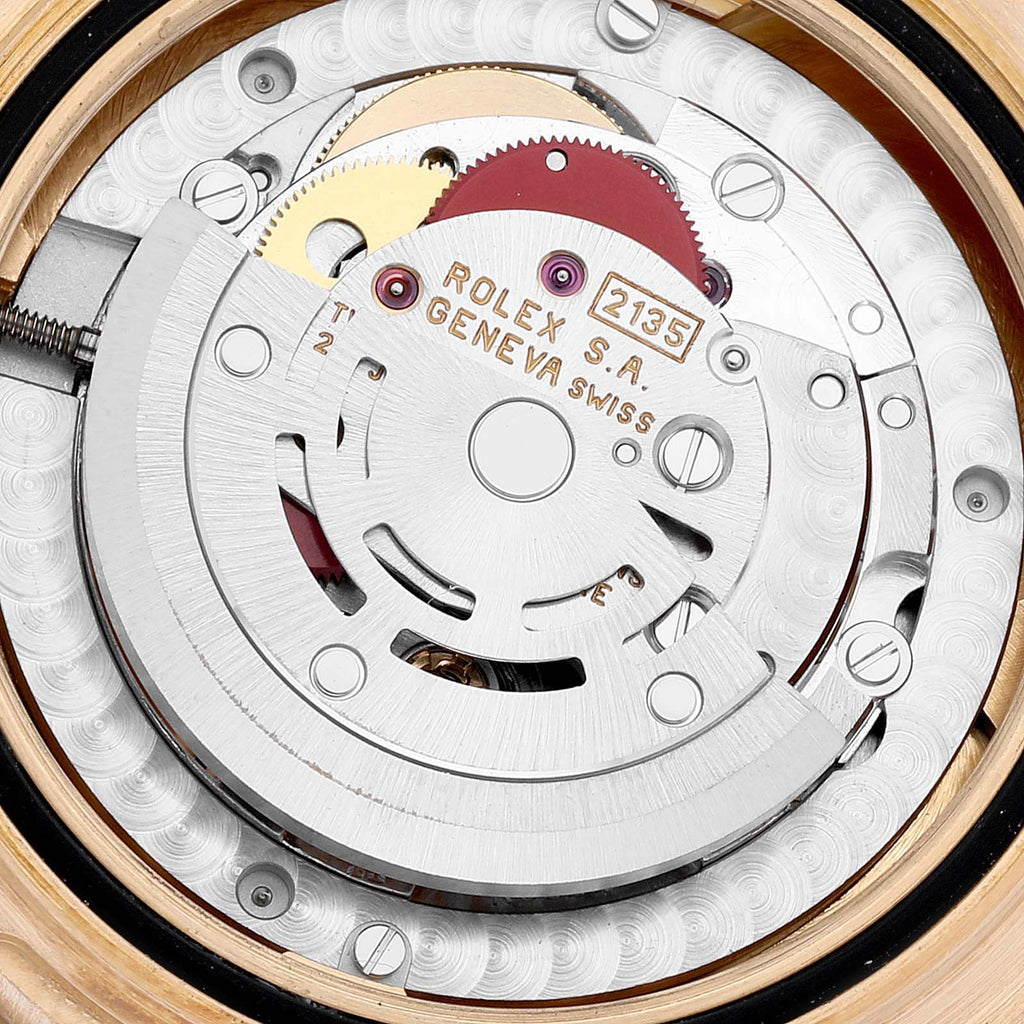 Rolex Yachtmaster Midsize Yellow Gold Blue Dial Unisex Watch 68628 Box Papers