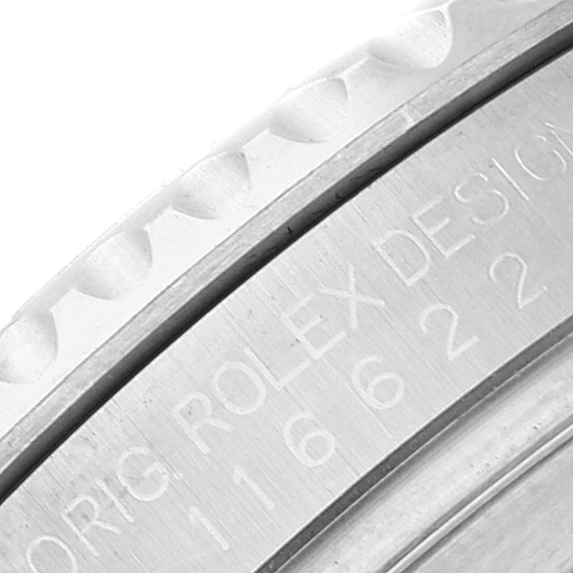 Rolex Yachtmaster Platinum Dial Platinum Bezel Steel Mens Watch 116622 Box Card