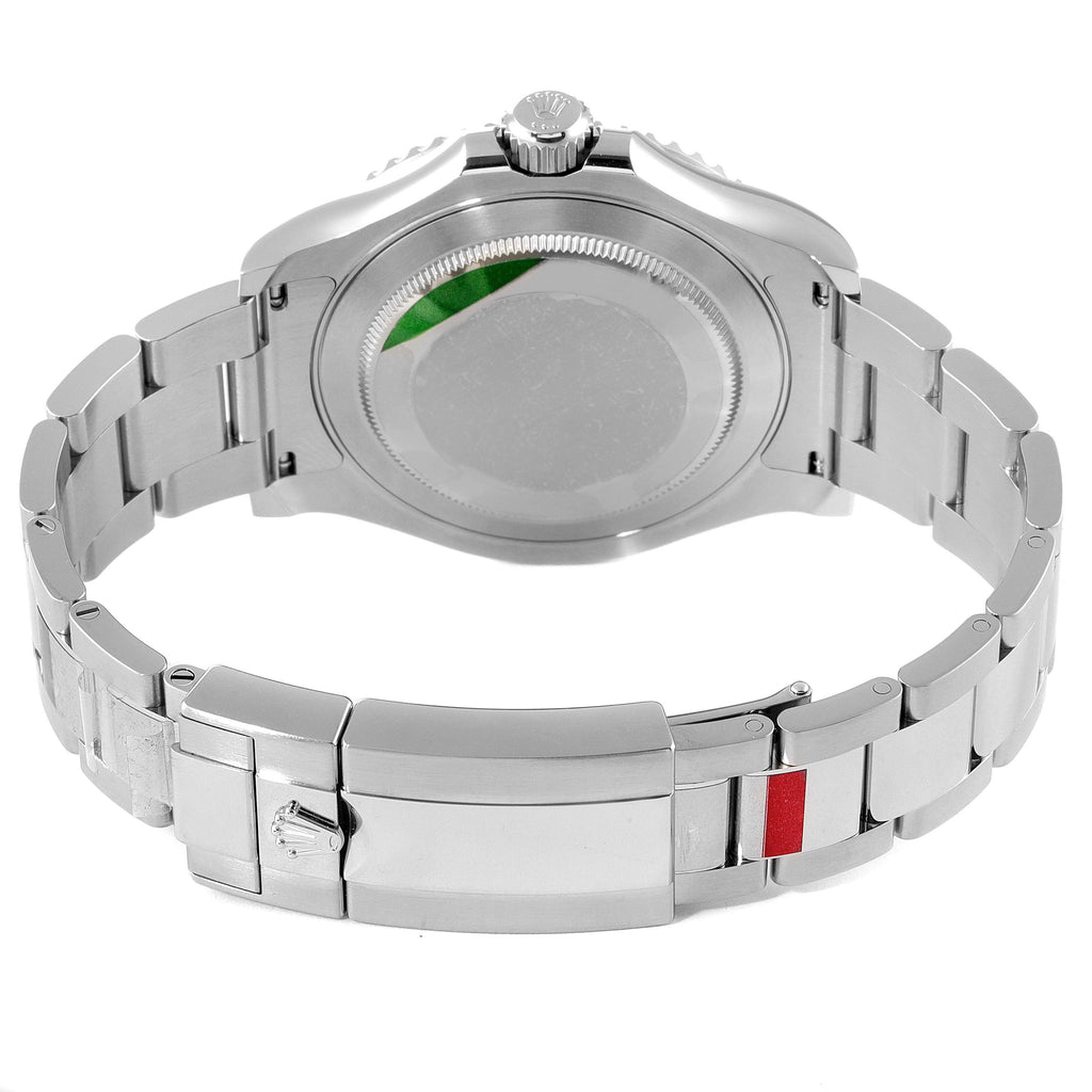 Rolex Yachtmaster Rhodium Dial Steel Platinum Mens Watch 116622 Unworn