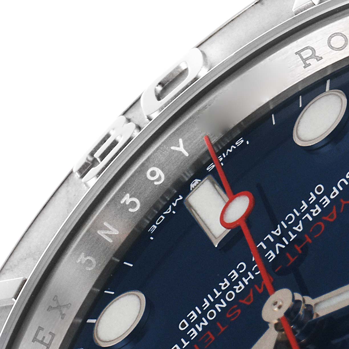 Rolex Yachtmaster Stainless Steel Platinum Blue Dial Watch 126622 Unworn