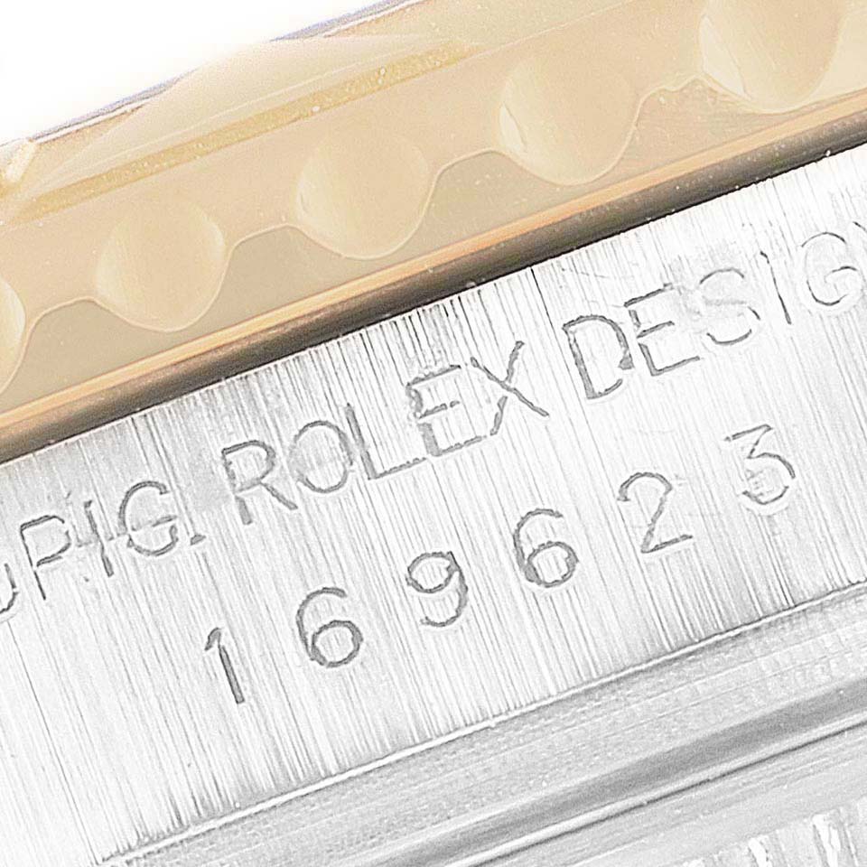 Rolex Yachtmaster Steel 18K Yellow Gold Ladies Watch 169623 Box Service Card