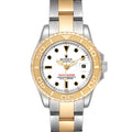 Rolex Yachtmaster Steel 18K Yellow Gold Ladies Watch 169623 Box Service Card