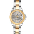 Rolex Yachtmaster Steel 18K Yellow Gold Ladies Watch 69623 Box Papers
