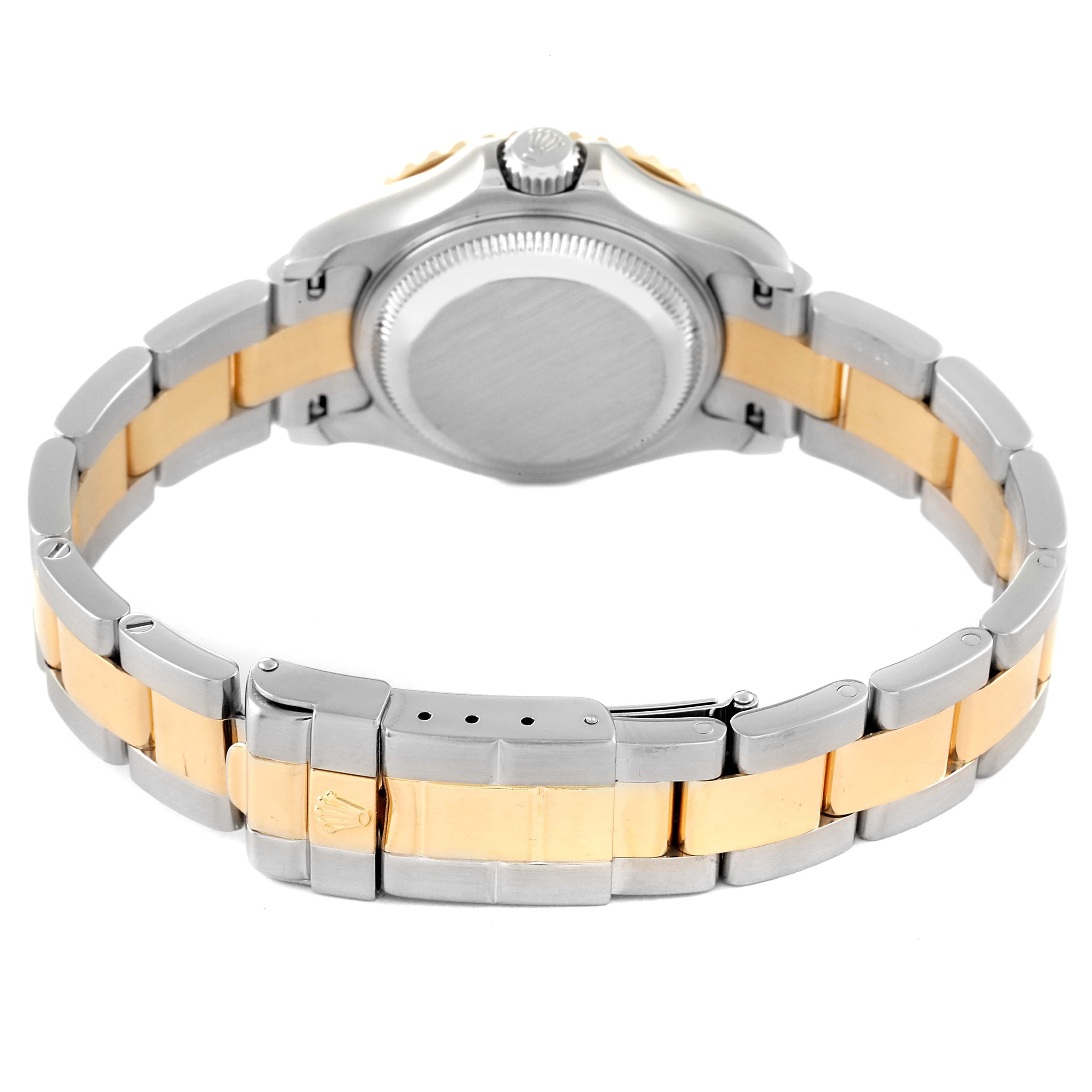 Rolex Yachtmaster Steel 18K Yellow Gold Ladies Watch 169623 Box Papers