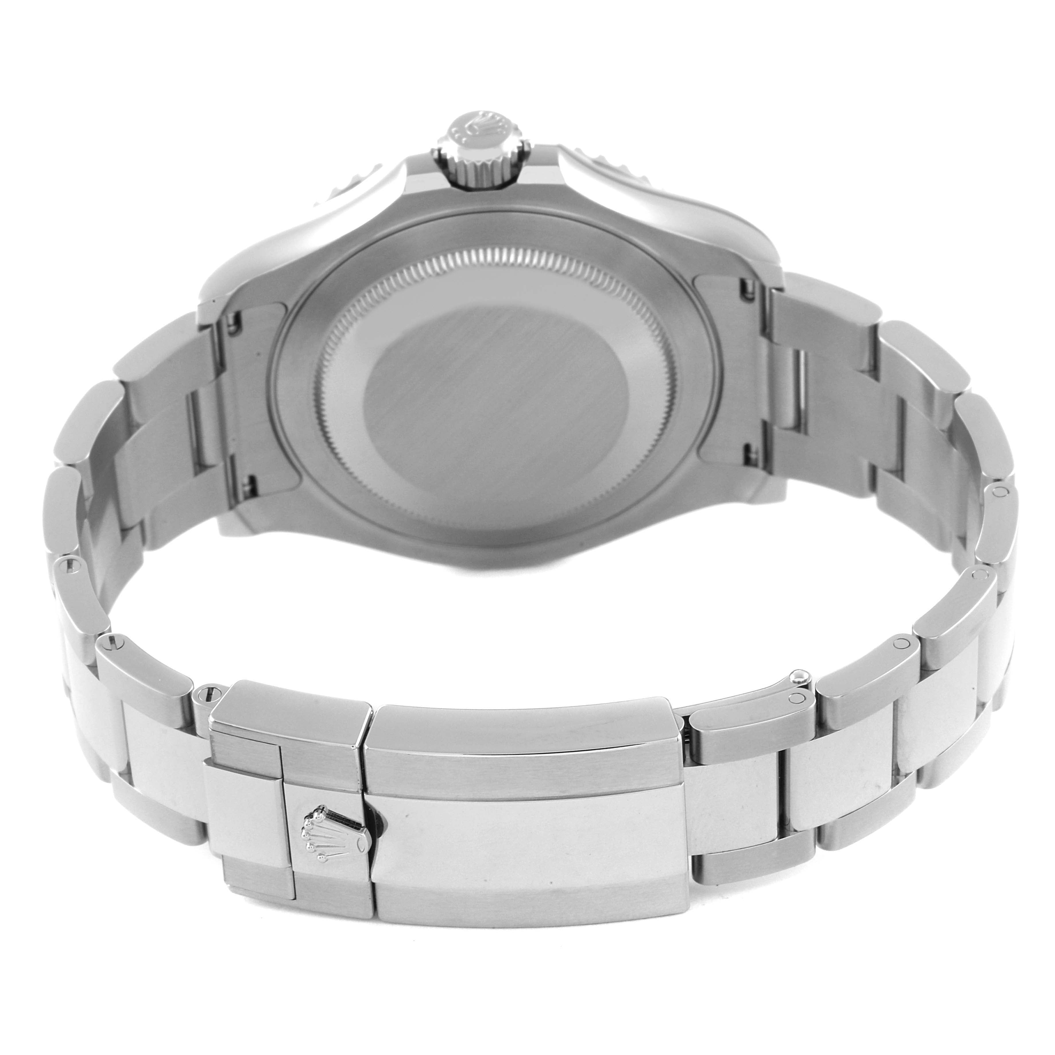 Rolex Yachtmaster Steel Platinum Blue Dial Mens Watch 126622 Unworn