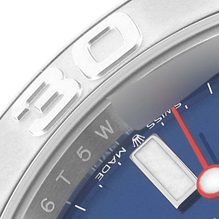 Rolex Yachtmaster Steel Platinum Blue Dial Mens Watch 126622 Unworn