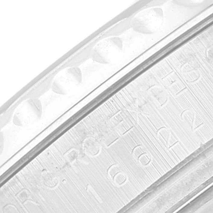 Rolex Yachtmaster Steel Platinum Dial Bezel Mens Watch 16622 Box Papers ONE LINK ADDED