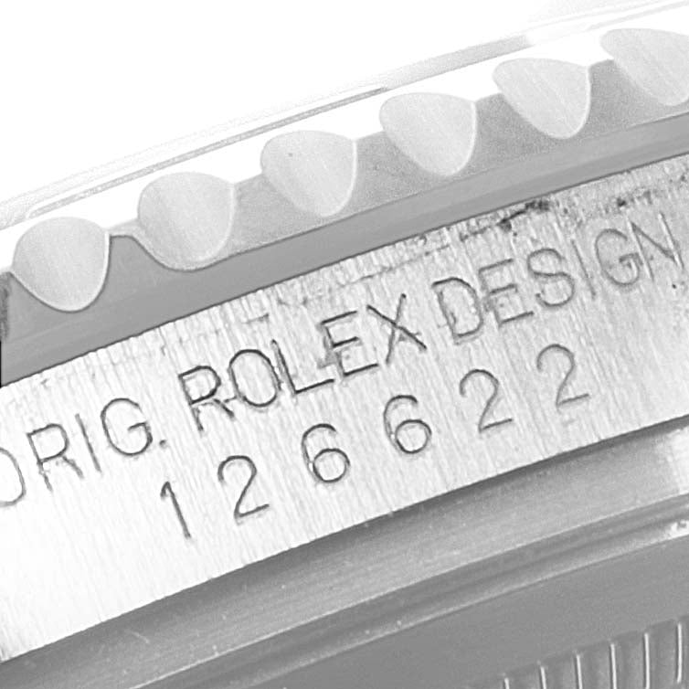 Rolex Yachtmaster Steel Platinum Rhodium Dial Mens Watch 126622