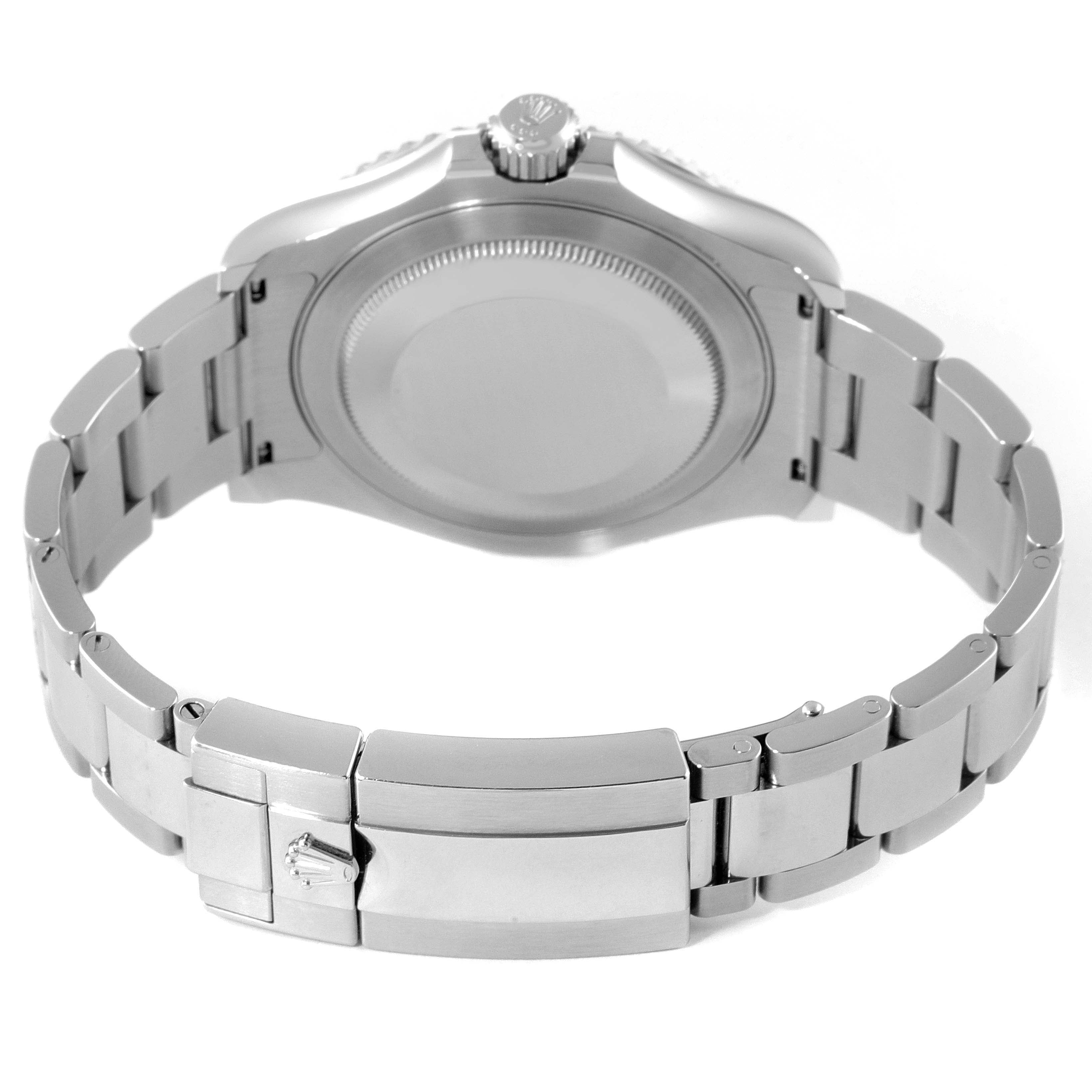 Rolex Yachtmaster Steel Platinum Rhodium Dial Mens Watch 126622