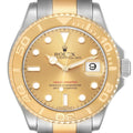 Rolex Yachtmaster Steel Yellow Gold Champagne Dial Mens Watch 16623 ADD TWO LINKS
