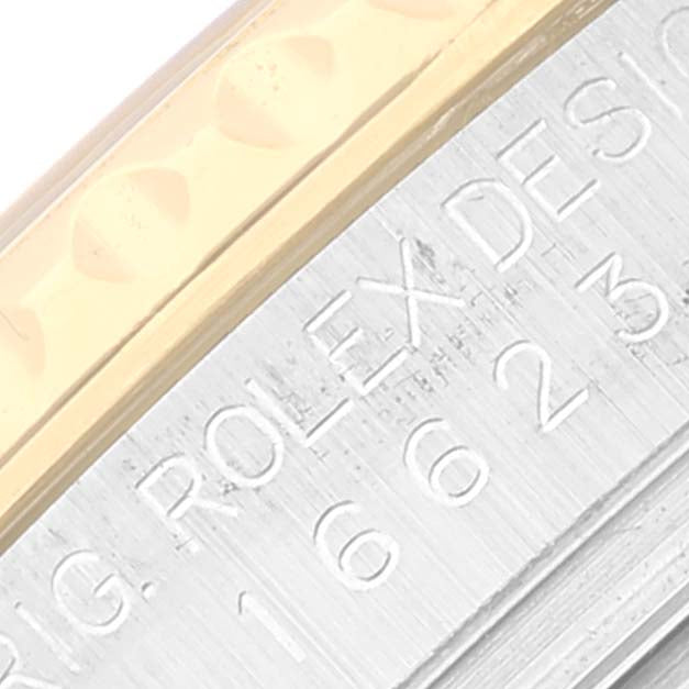 Rolex Yachtmaster Steel Yellow Gold Diamond Sapphire Serti Mens Watch 16623