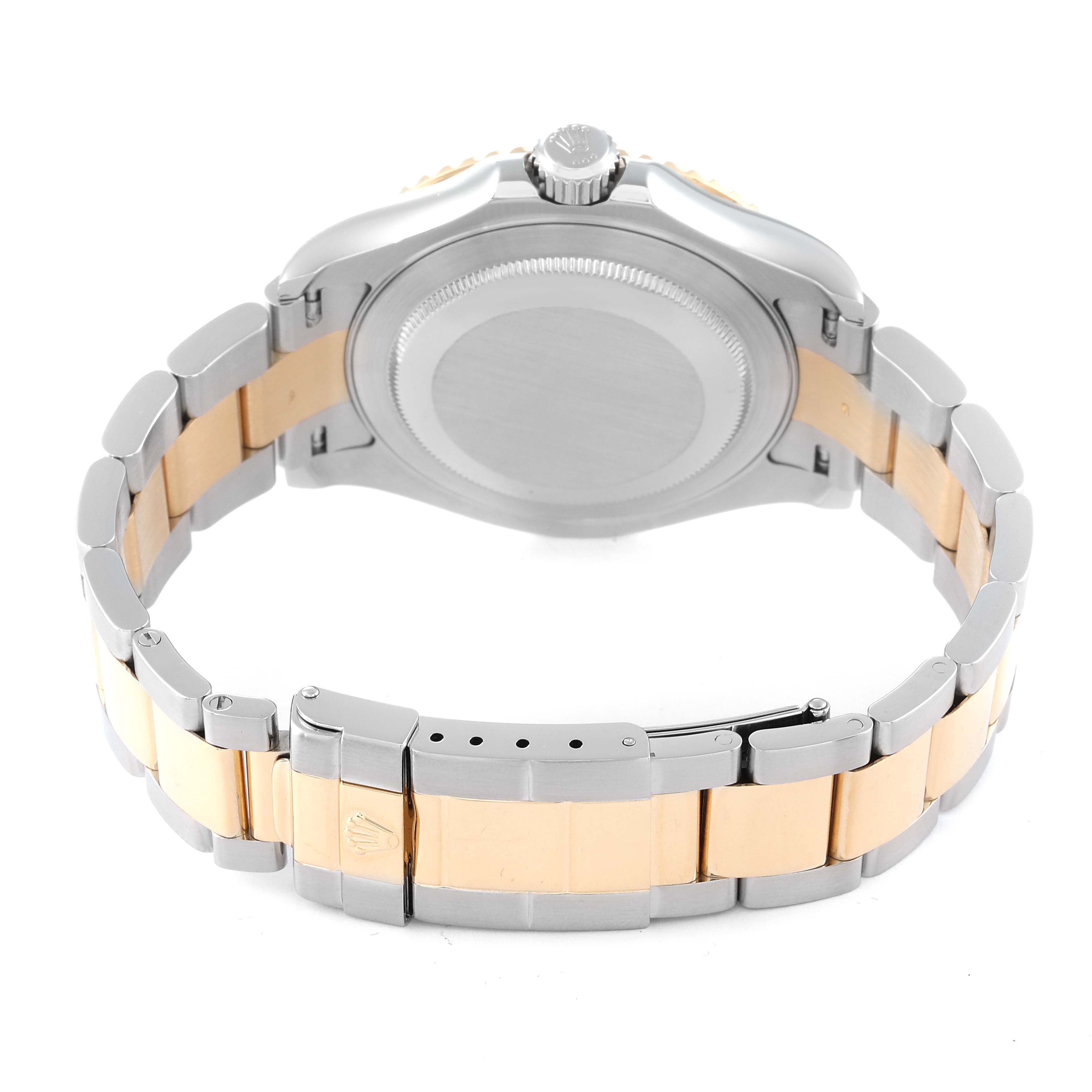 Rolex Yachtmaster Steel Yellow Gold Slate Dial Mens Watch 16623 Box Papers