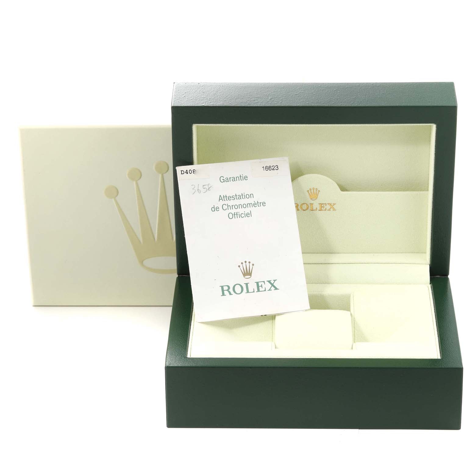 Rolex Yachtmaster Steel Yellow Gold Slate Dial Mens Watch 16623 Box Papers