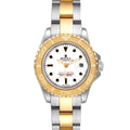 Rolex Yachtmaster White Dial Steel Yellow Gold Ladies Watch 169623 Box Papers
