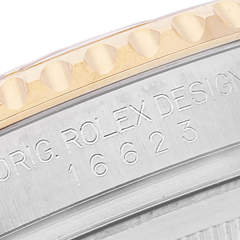 Rolex Yachtmaster White Dial Steel Yellow Gold Mens Watch 16623 Box Card