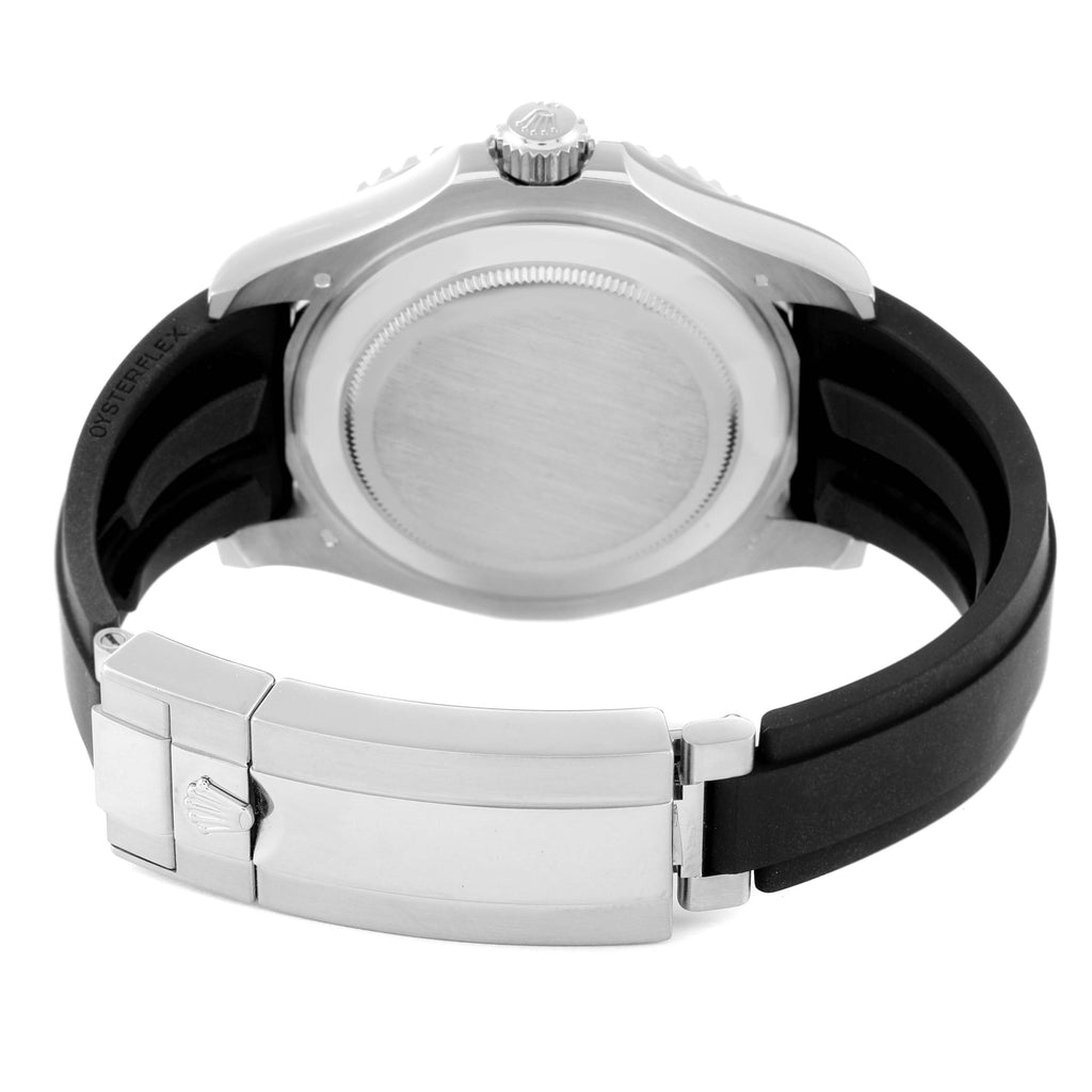 Rolex Yachtmaster White Gold Oysterflex Bracelet Mens Watch 226659 Box Card STRAP CHANGE