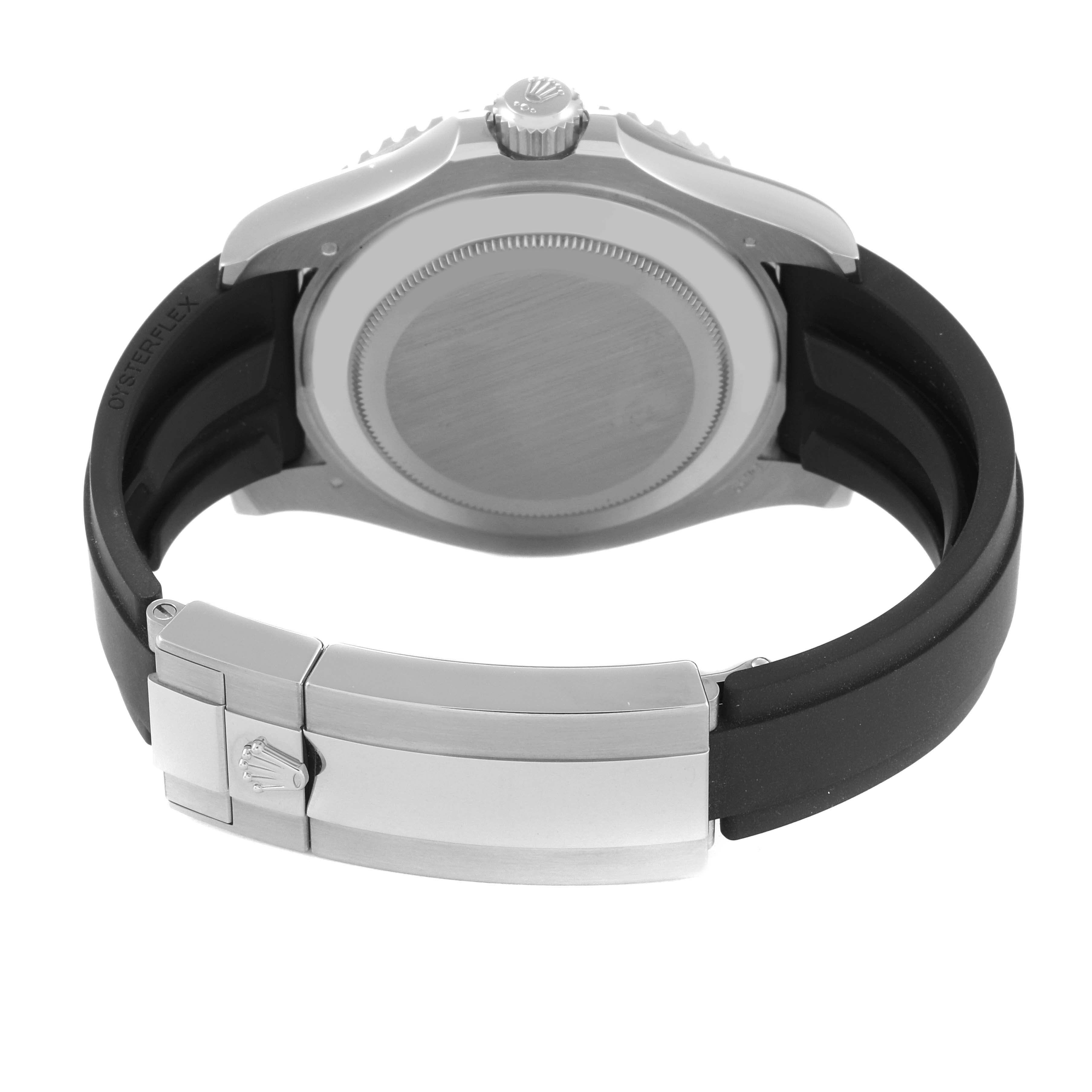 Rolex Yachtmaster White Gold Oysterflex Bracelet Mens Watch 226659 Unworn